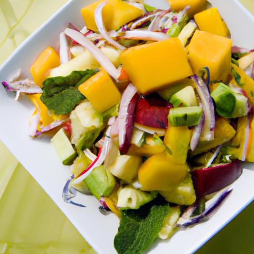 Tropical Twist: Refreshing Mango and Jicama Salad Recipe