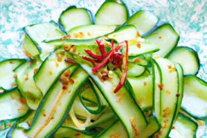 Chill with Sichuan-Style Cold Cucumber Salad: A Zesty Delight