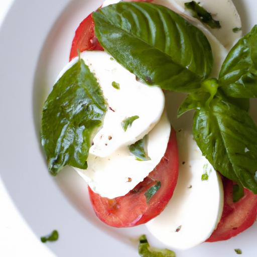 Fresh Mozzarella & Basil: ⁣The Classic Caprese Salad Delight