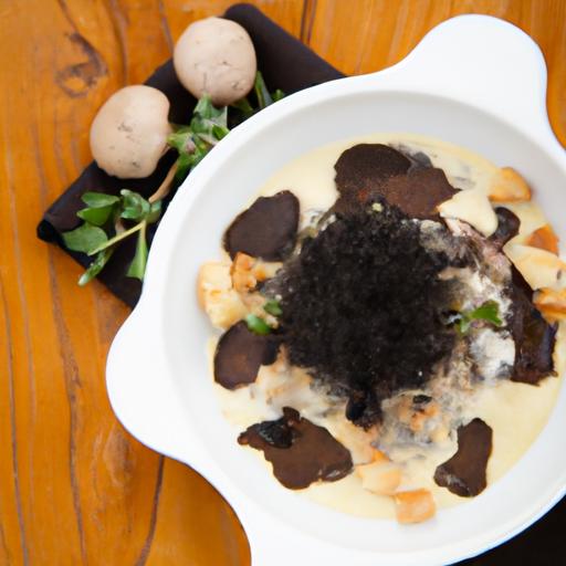 Savor Polenta with Wild Mushrooms and Truffle Oil Elegance
