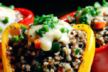 Quinoa & Black Bean Stuffed Peppers: A Flavorful Twist