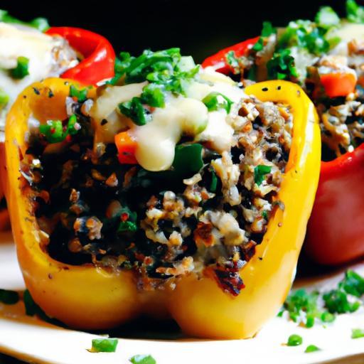 Quinoa & Black Bean Stuffed Peppers: A Flavorful Twist