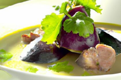 Fusion Flavors: Green Curry with Eggplant and Gyeranjjim Delights