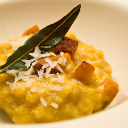 Creamy Pumpkin Risotto with Sage and a Hint of Nutmeg
