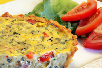 Delicious Crustless Vegetable Quiche: Healthy & Easy Recipe