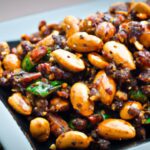 Crispy Spicy Roasted Peanuts Infused with Fragrant Curry Leaves