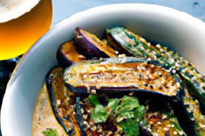Savory Miso-Glazed Eggplant: A Sesame-Seed Delight
