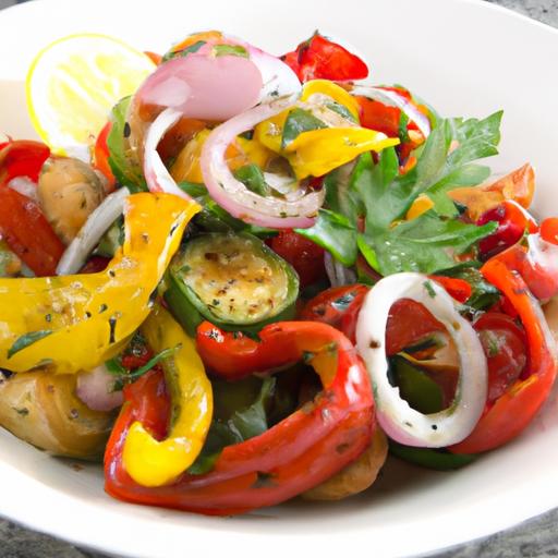 Tuscan ⁣Panzanella Salad:⁤ Roasted ​Bell Pepper Delight