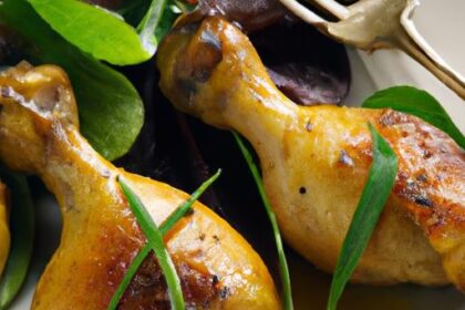 Savory Teriyaki-Glazed Salmon with Nutritious Wilted Spinach