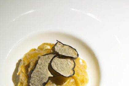 Elevate Your Dish: Black Truffle Pasta with Parmesan Foam