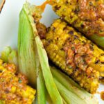 Savor Rajas de Chile Poblano with Smoky Roasted Corn Delight