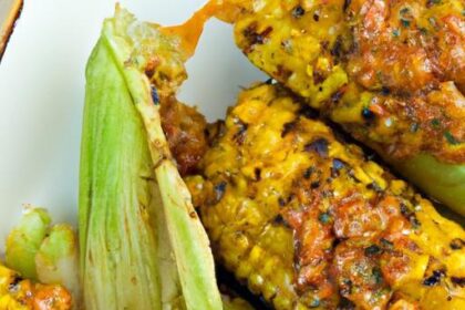 Savor Rajas de Chile Poblano with Smoky Roasted Corn Delight