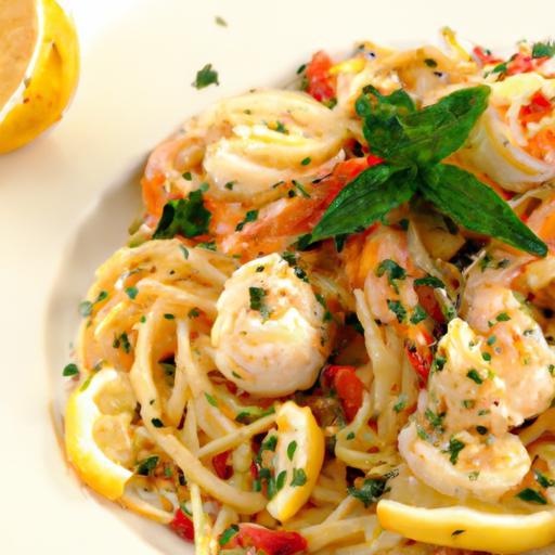 Zesty Lemon Garlic Shrimp Pasta: A Flavorful Seafood Twist