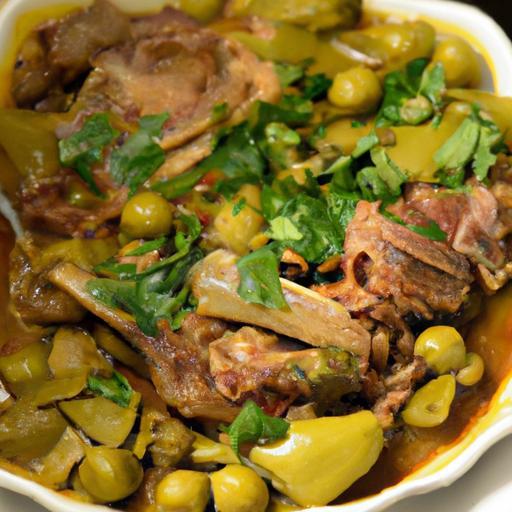 Savor the Flavors: Lamb Tagine with Peas & Artichokes