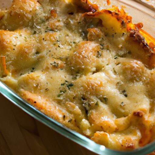 Savor Keto Cauliflower Casserole with Crispy Bacon Bliss