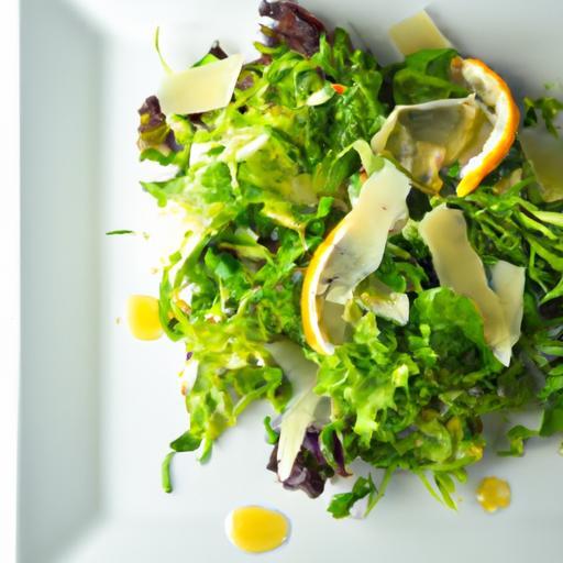 Zesty Arugula & Parmesan Salad with Bright Lemon Vinaigrette