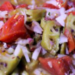 Refreshing Nopal Cactus Salad: A Tangy Twist with Tomatoes & Onions