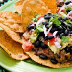 Crunchy Tostadas with Black Beans: A Flavorful Fiesta