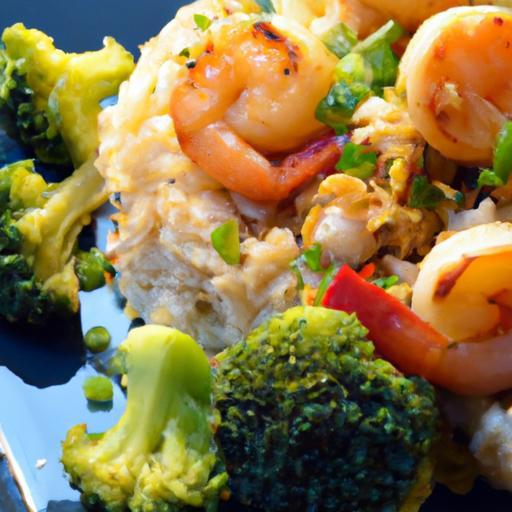 Shrimp-Packed Cauliflower Rice Stir-Fry: A Healthy Twist