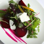 Bright Beet & Goat Cheese Salad with Zesty Citrus Vinaigrette
