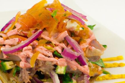 Tuna Tostadas with Chipotle Mayo: A Spicy Coastal Delight