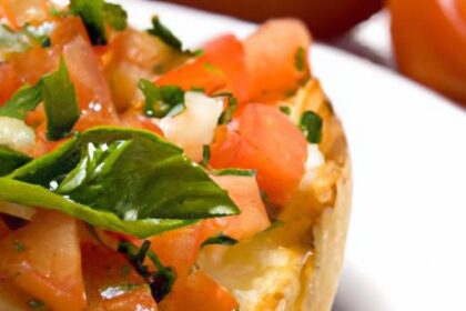 Fresh and Flavorful: The Art of Tomato Basil Bruschetta