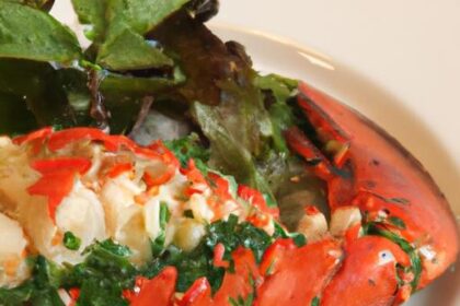 Savor Grilled Lobster Tail with Zesty Herb Butter Bliss