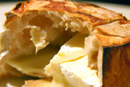 Golden Baked Brie with Honey & Almonds: A Sweet Delight