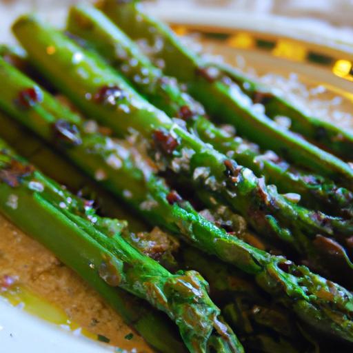 Savor Grilled Asparagus Topped with Parmesan Shavings Delight
