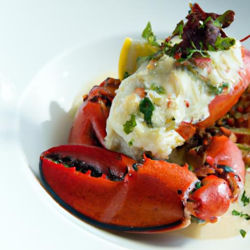 Decadent Butter-Poached Lobster with Luxurious Truffle Mash