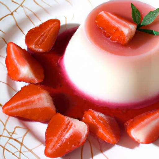 Velvety Strawberry Panna Cotta: A lush Dessert⁤ Delight