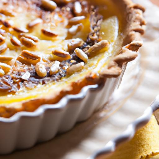 Torta della Nonna: Italy's Classic ‍Custard Tart with ⁢Pine Nuts