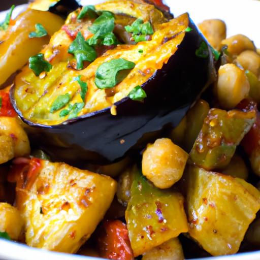 Savor the Flavors: Eggplant and Chickpea Tagine Delight