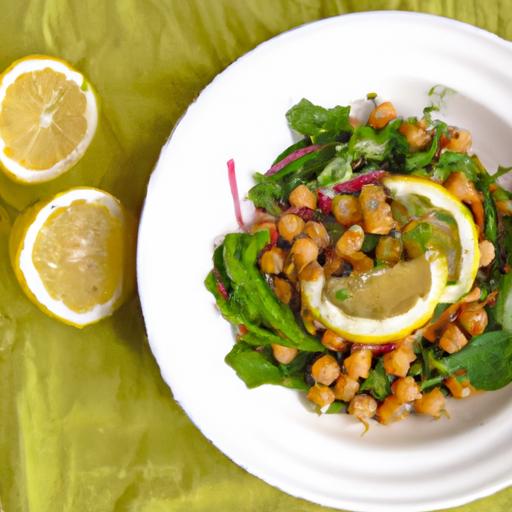 Bright Bites: Chickpea Quinoa Salad with Zesty Lemon Dressing