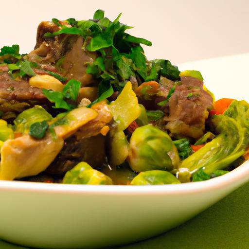 Savor the Flavors: Lamb Tagine with Peas & Artichokes