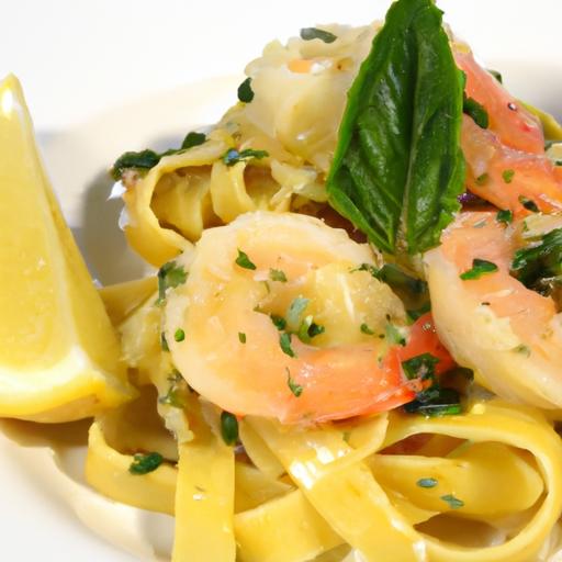 Zesty Lemon Garlic Shrimp Pasta: A flavorful Seafood Twist