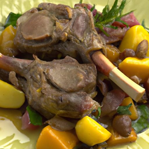 Savory Slow-Cooked⁤ Lamb with ​Almonds and Apricots ‍Delight