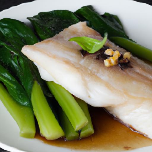 Steamed Cod with Ginger & Bok Choy: A Light, Zesty Delight