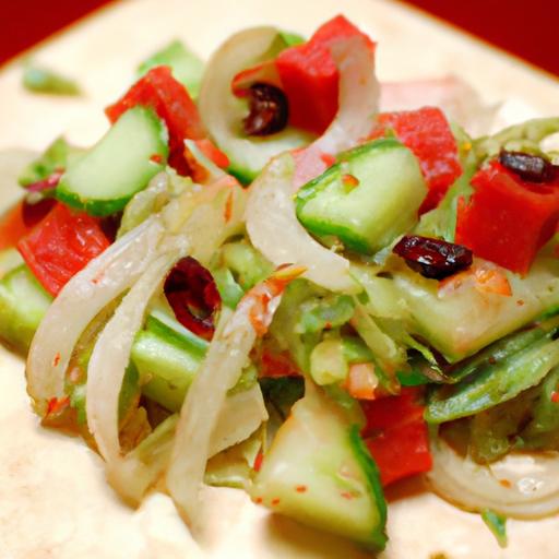 Refreshing Nopal Cactus Salad: A Tangy Twist with Tomatoes & Onions