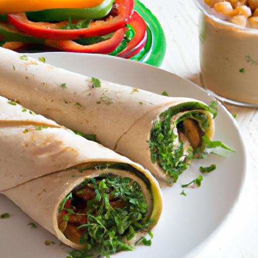Mediterranean Hummus Wrap: A Fresh Veggie Delight Unwrapped