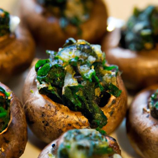 Flavor-Packed Spinach Stuffed Mushrooms: A Savory Delight