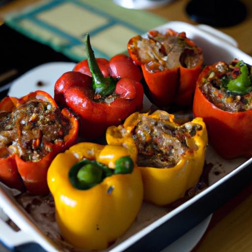 delicious ⁢Keto Stuffed Peppers with Savory Ground Turkey