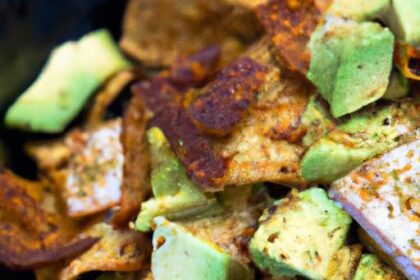 Crunchy Keto Guacamole Boosted with Savory Pork Rinds