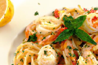 Zesty Lemon Garlic Shrimp Pasta: A Flavorful Seafood Twist
