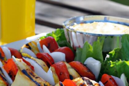 Savor Summer: Grilled Chicken Skewers with Tangy Tzatziki