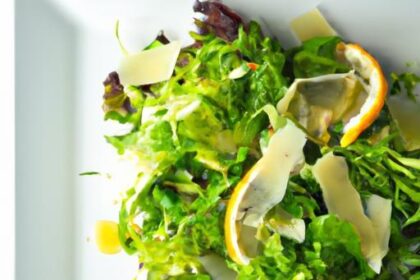 Zesty Arugula & Parmesan Salad with Bright Lemon Vinaigrette