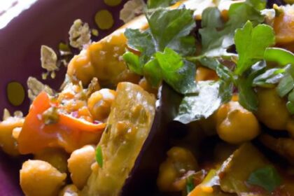 Savor the Flavors: Eggplant and Chickpea Tagine Delight