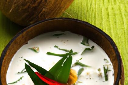Aromatic Coconut Soup with Galangal & Lemongrass Delight
