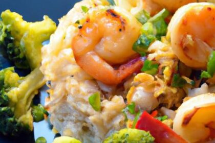 Shrimp-Packed Cauliflower Rice Stir-Fry: A Healthy Twist