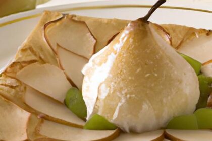 Layered Elegance: Crafting Pear & Roquefort Mille-Feuille